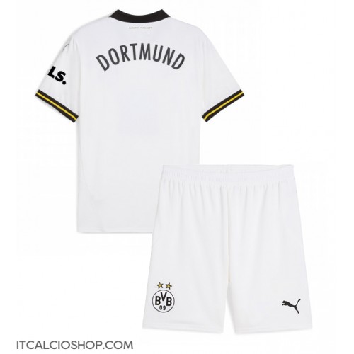 Borussia Dortmund Terza Maglia Bambino 2024-25 Manica Corta (+ Pantaloni corti)